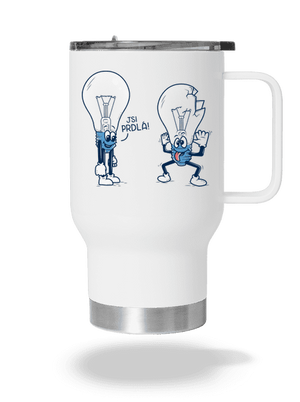 Prdlá termohrnek White