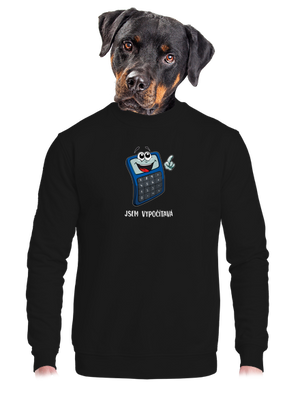 unisex mikina bez kapuce