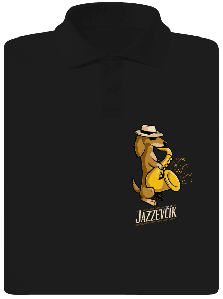 Jazzevčík pánská polokošile Black