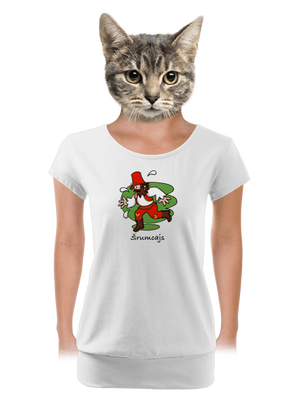 dámské tričko s lemem