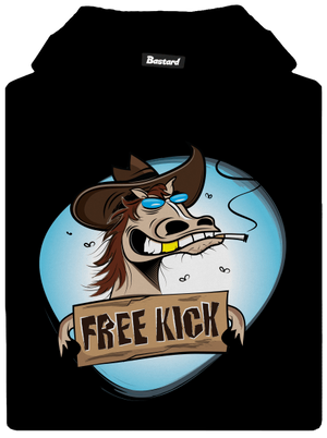 Free kick dětská mikina klokanka Black