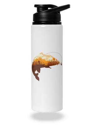 Kapitální úlovek lahev na vodu White