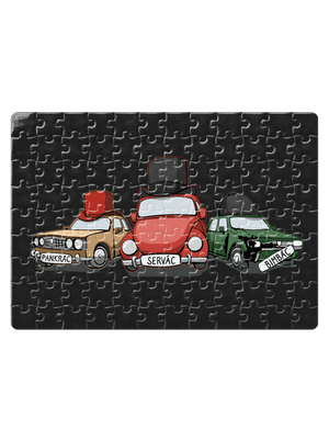 Tři veteráni puzzle White