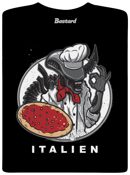 Italien pánské dlouhý rukáv Black