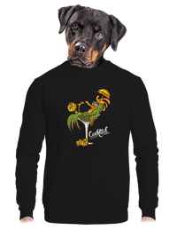 unisex mikina bez kapuce