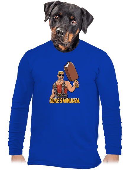Duke s nanukem pánské dlouhý rukáv Royal Blue