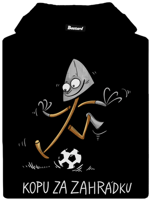 Kopu za zahrádku  pánská mikina klokanka Black