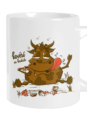 Hovězí na houbách velký hrnek White