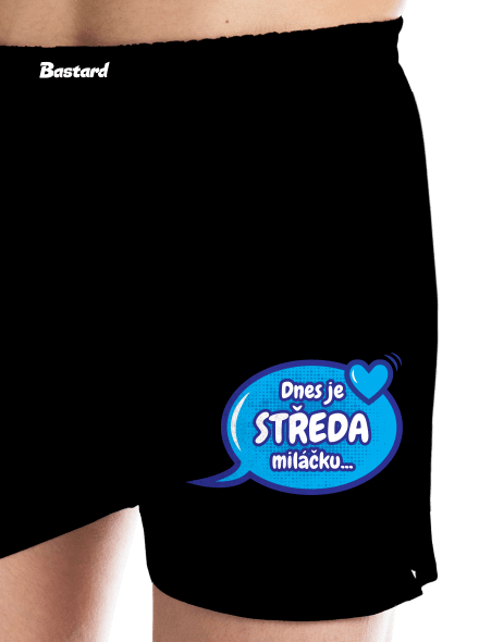 Dnes je středa pánské trenky Black