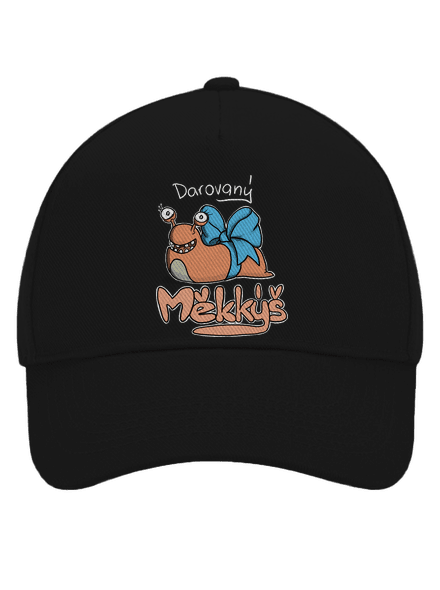 Darovaný měkkýš kšiltovka baseballka Black
