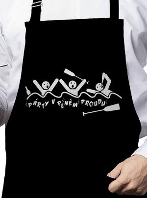 Party v plném proudu zástěra Black