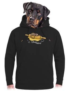 Miluju válení unisex mikina premium Dark Black