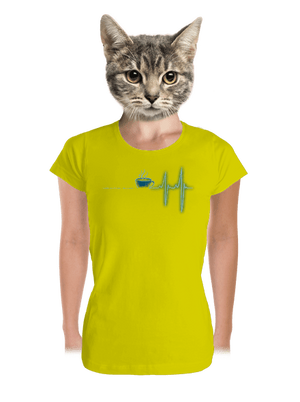 Coffee help dámské tričko premium Lemon