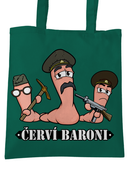 Červí baroni taška Bottle Green WM