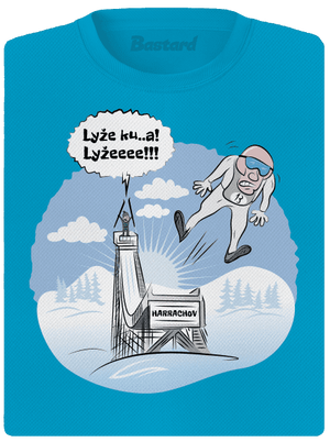 Lyže dámské sportovní tričko Blue Atol