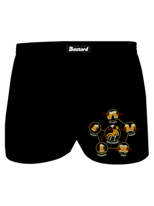 Pivní obvody pánské trenky Black