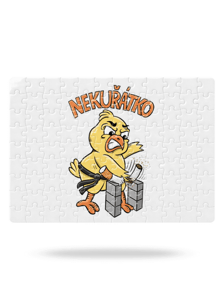 Nekuřátko puzzle White
