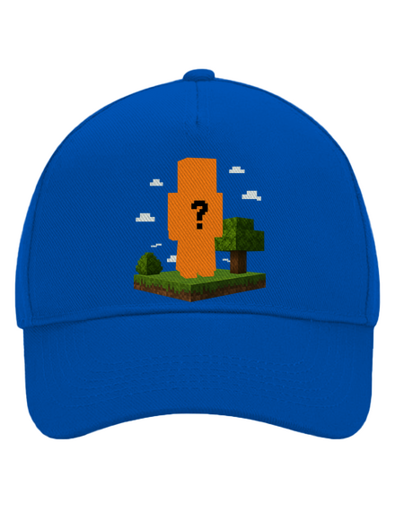 Minecraft z vlastní fotky kšiltovka baseballka Bright Royal
