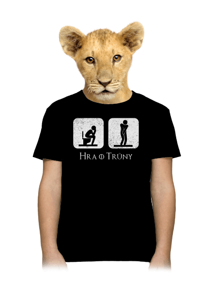 Hra o trůny dětské tričko Black