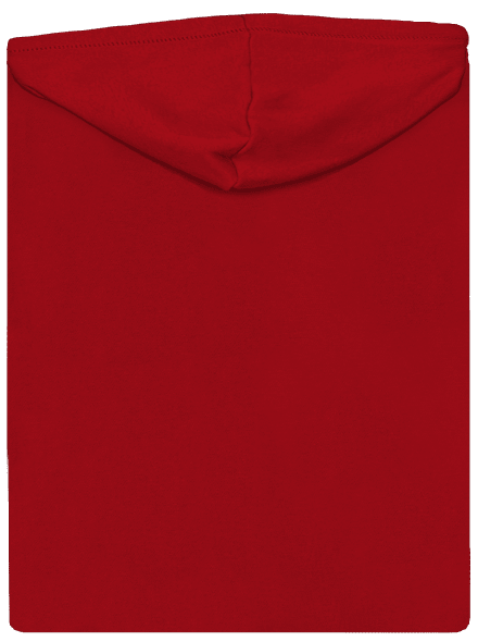 Bez potisku pánská mikina na zip Red