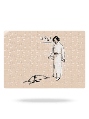 Luke a Leia puzzle White