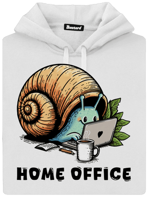 Šnekův home office dámská mikina klokanka White