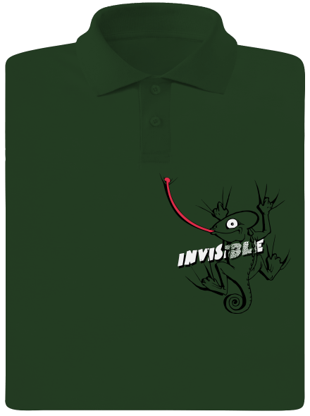 Invisible chameleon pánská polokošile Bottle Green Mal
