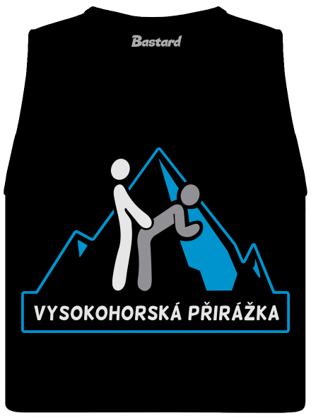Vysokohorská přirážka dámské tílko volné Black