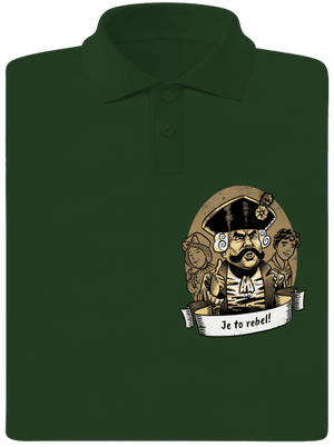 B14: S čerty nejsou žerty pánská polokošile Bottle Green Mal