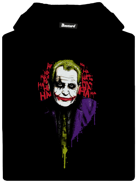 Zeman Joker dětská mikina klokanka Black