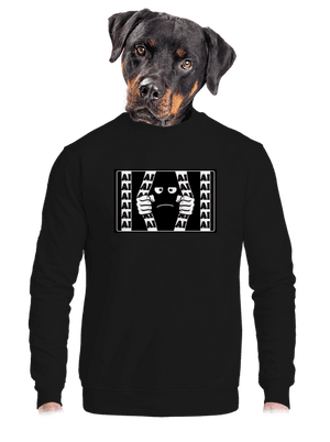 unisex mikina bez kapuce