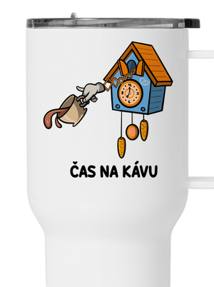 Čas na kávu termohrnek White