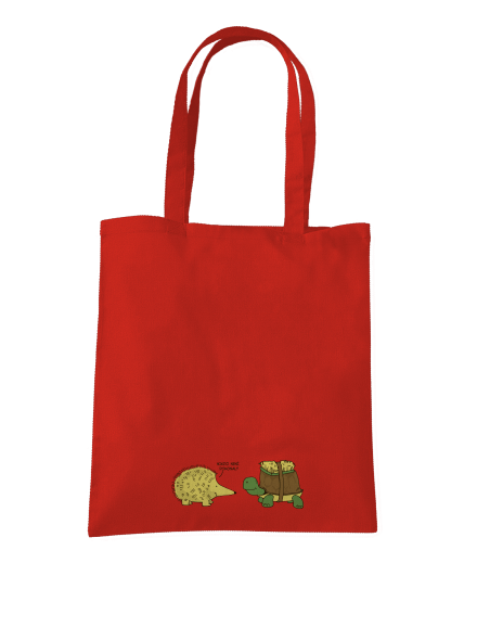 Želva s ježkem taška Bright Red