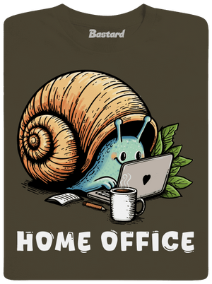 Šnekův home office pánské tričko Urban Khaki