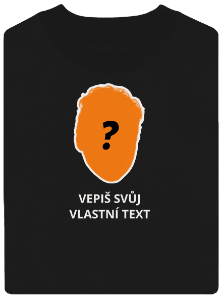 Tvoje hlava unisex mikina bez kapuce Black