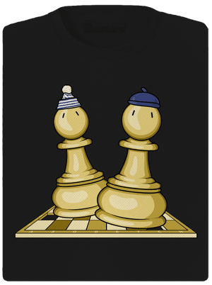 Šach a Mat dámské sportovní tričko Black