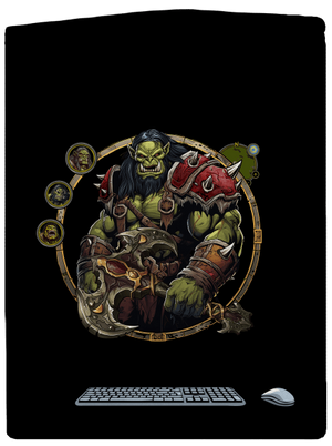 B17: Warcraft dámská mikina na zip Black