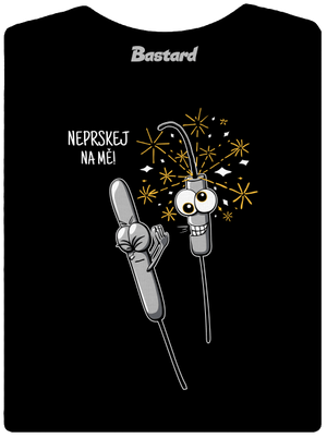 Neprskej na mě dámské tričko s lemem Black