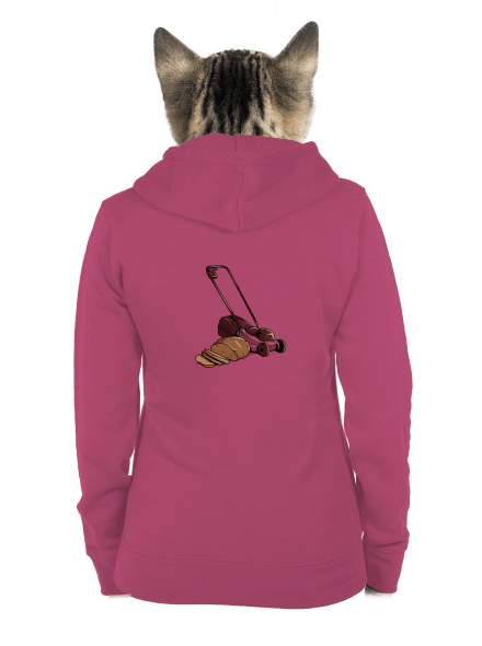 Sekačka s chlebem dámská mikina na zip Magenta