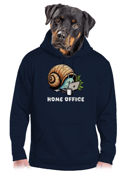 Šnekův home office pánská mikina klokanka Navy