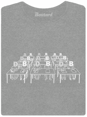 Cimrman: Debil, blbeček dámské tričko Dark Gray Melange