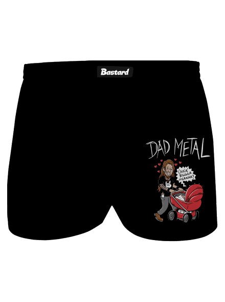 Dad metal pánské trenky Black