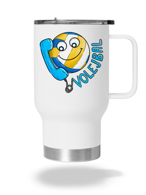 Volejbal termohrnek White