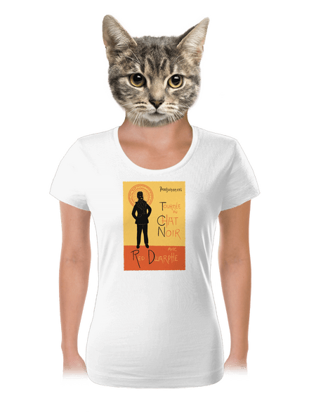 Le Chat Noir dámské tričko White