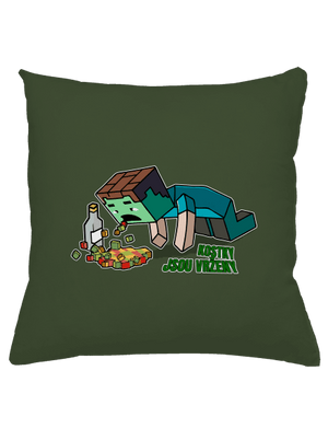 Kostky jsou vrženy polštář Olive Green