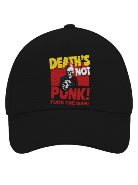 Death's not punk kšiltovka baseballka Black