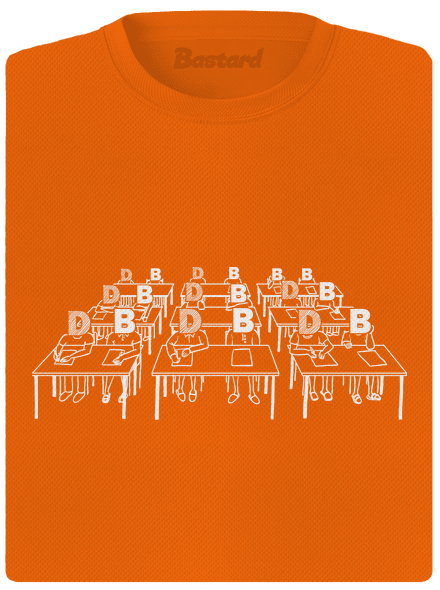Cimrman: Debil, blbeček dámské sportovní tričko Neon Orange