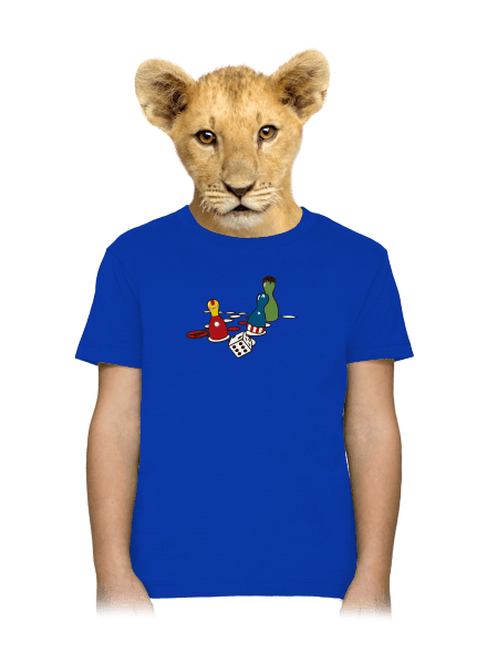 Superhrdino nezlob se dětské tričko Royal Blue