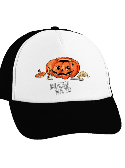 Dlabu na to kšiltovka truckerka Black cap