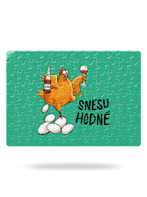 Snesu hodně puzzle White